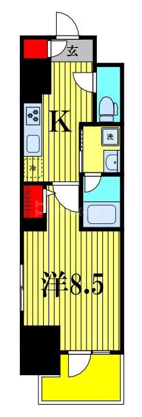 2階の間取り図
