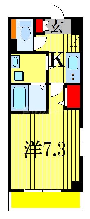 2階の間取り図