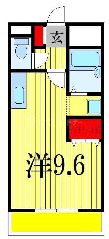 2階の間取り図