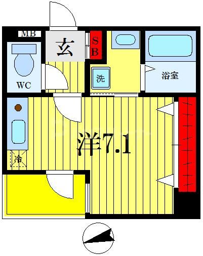 4階の間取り図