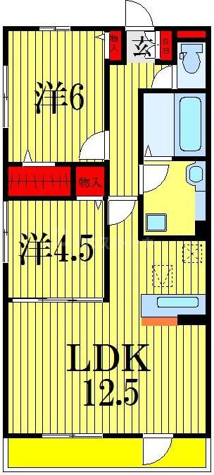 1階の間取り図