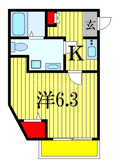 1階の間取り図