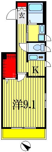 2階の間取り図