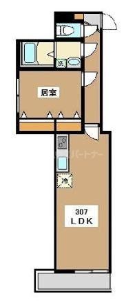 3階の間取り図