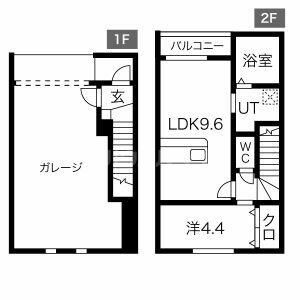 -階の間取り図