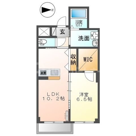3階の間取り図