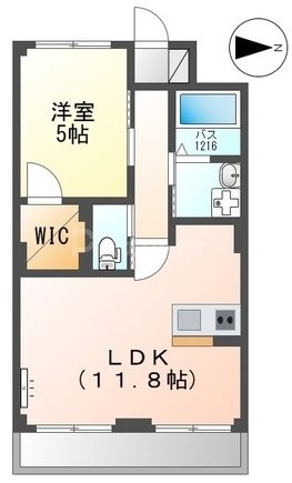 2階の間取り図