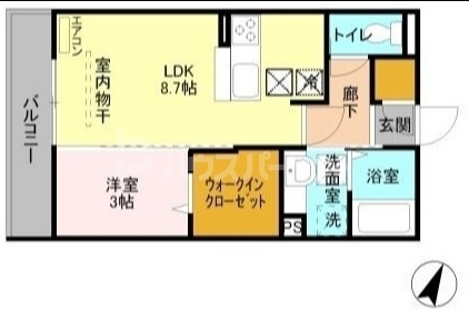 1階の間取り図