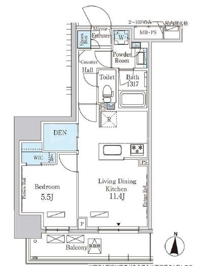 12階の間取り図