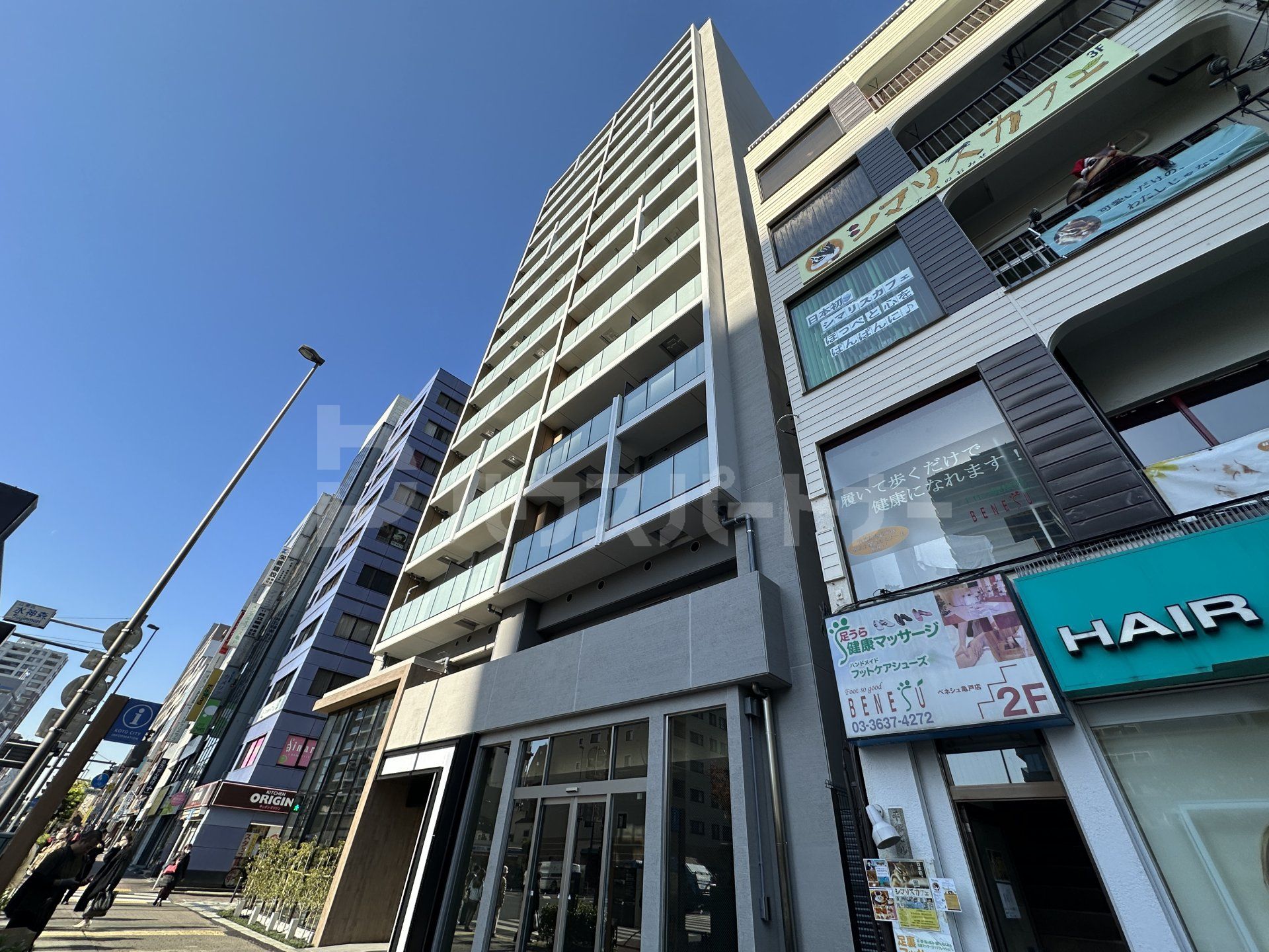 プラウドフラット亀戸ステーションプレイスの外観