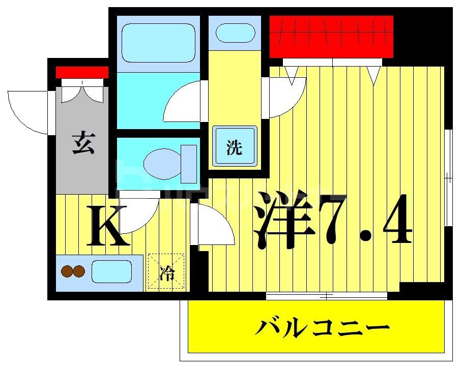 6階の間取り図