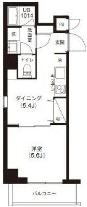 1階の間取り図