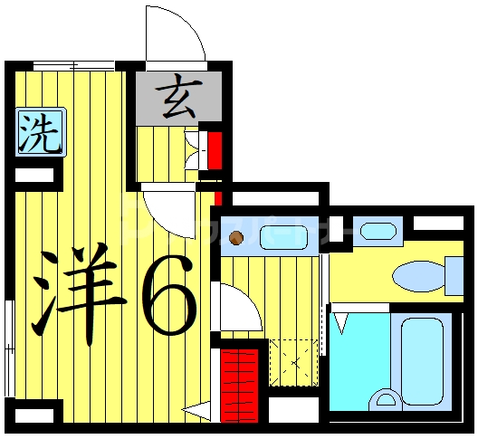 1階の間取り図