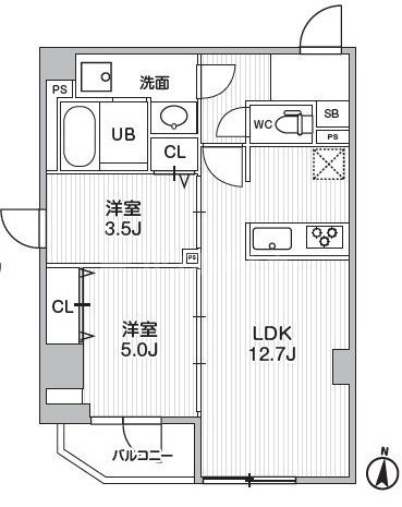 3階の間取り図