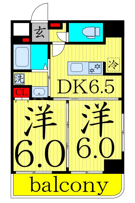 5階の間取り図