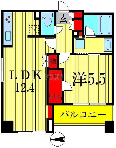 9階の間取り図
