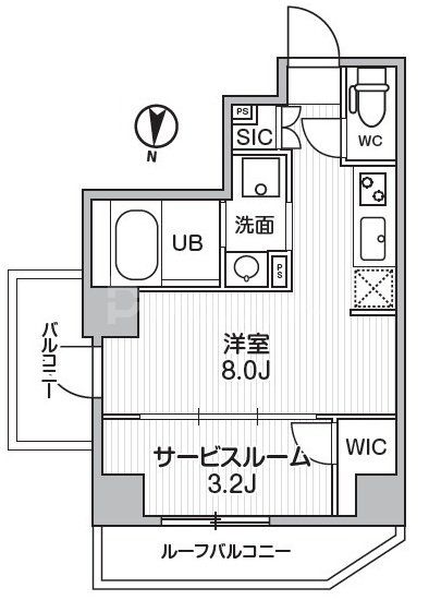 5階の間取り図
