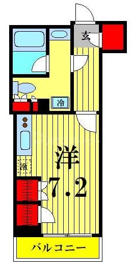4階の間取り図