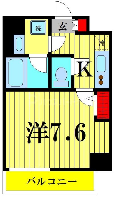 4階の間取り図