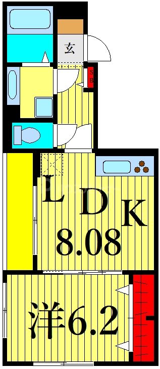 1階の間取り図