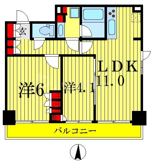 7階の間取り図