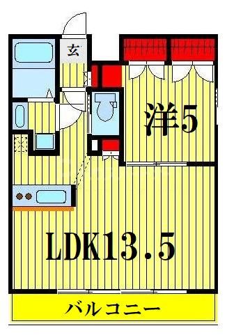 6階の間取り図