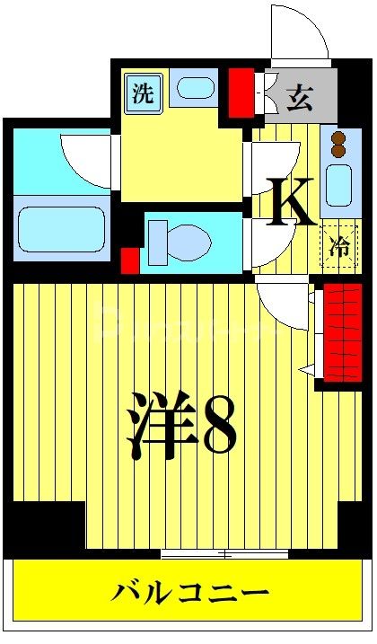 4階の間取り図