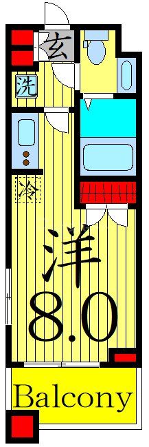 8階の間取り図