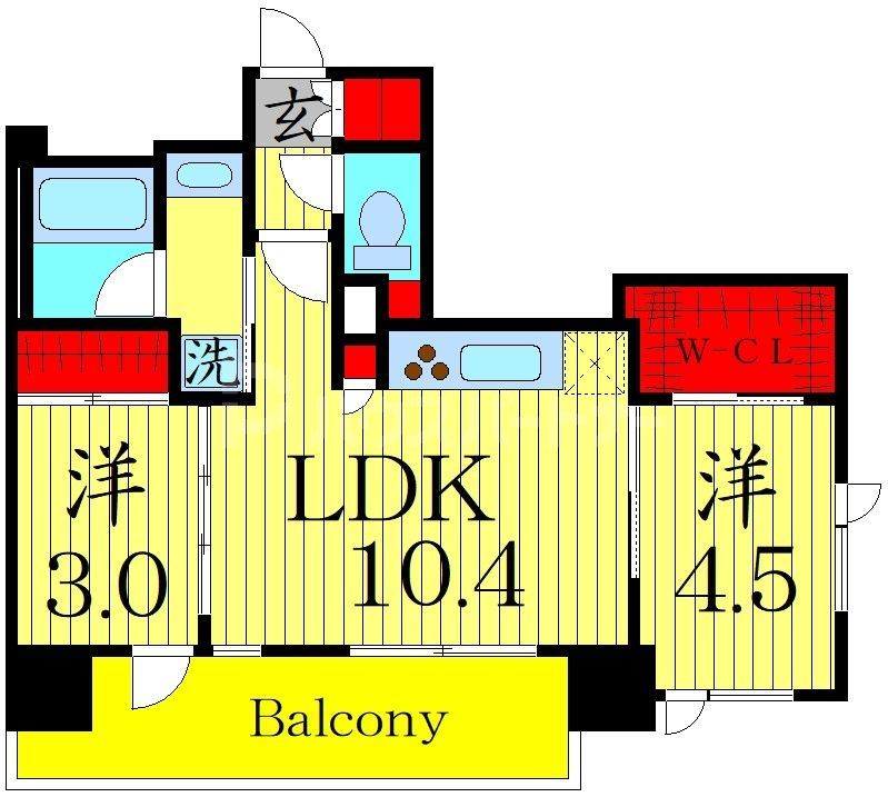 8階の間取り図