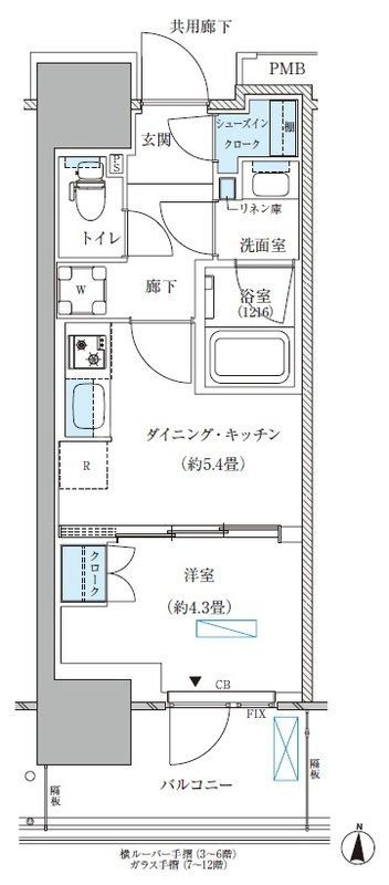 11階の間取り図