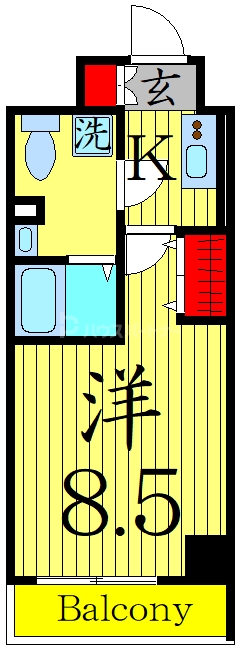1階の間取り図