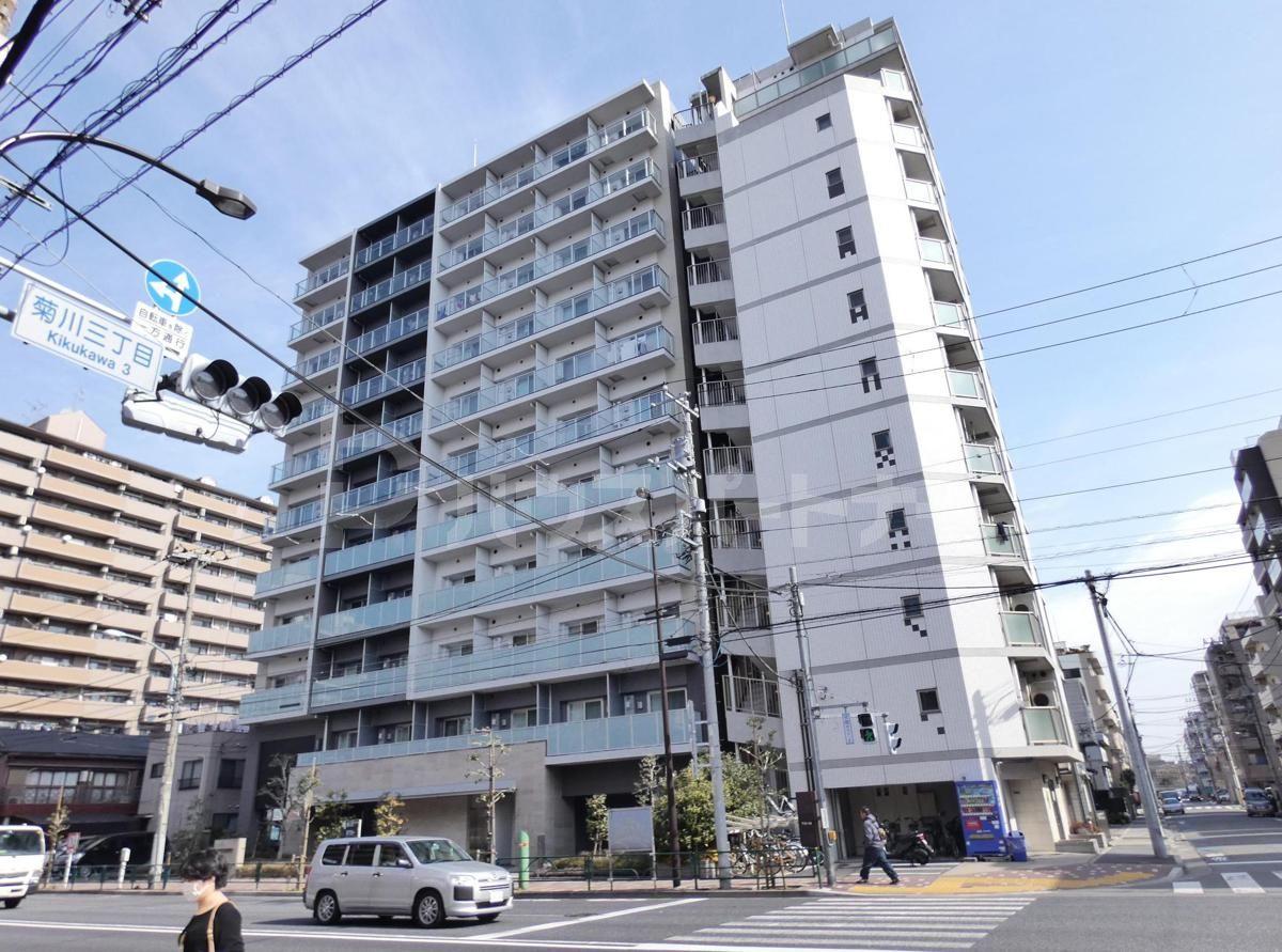 パークアクシス菊川ステーションゲートの外観