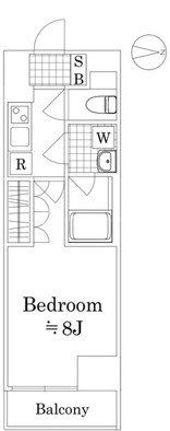 2階の間取り図