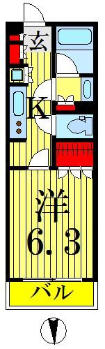 8階の間取り図