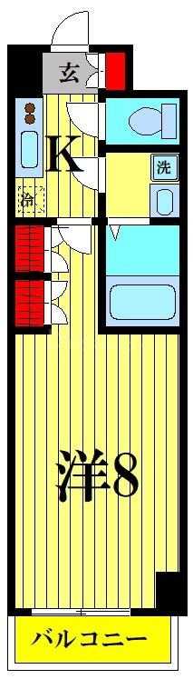 4階の間取り図