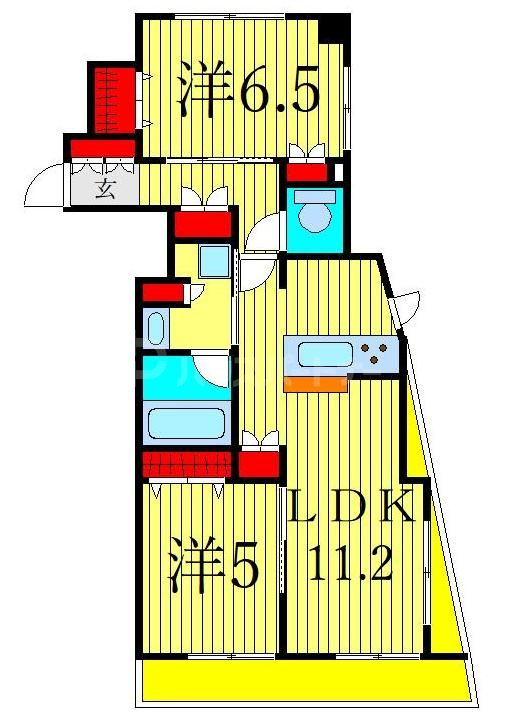13階の間取り図