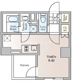 2階の間取り図