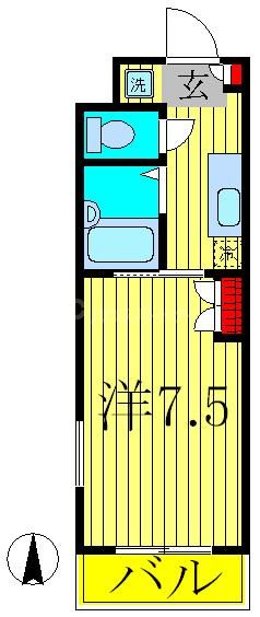 2階の間取り図