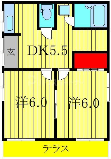 1階の間取り図