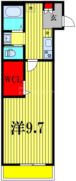 2階の間取り図