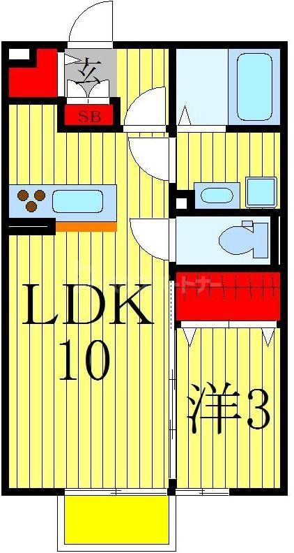 1階の間取り図