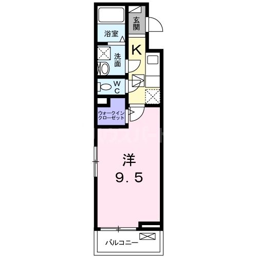1階の間取り図