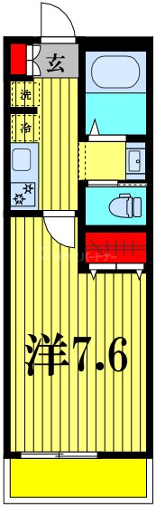 1階の間取り図