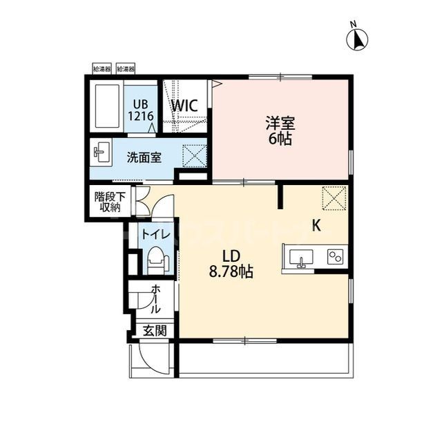 2階の間取り図