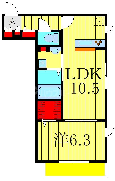 3階の間取り図