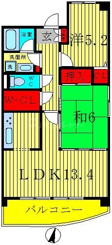 3階の間取り図