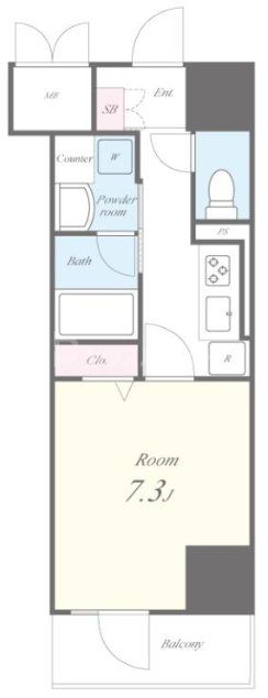 4階の間取り図