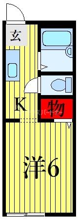 2階の間取り図