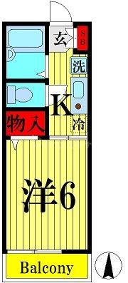 2階の間取り図