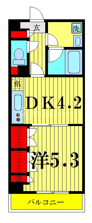 4階の間取り図